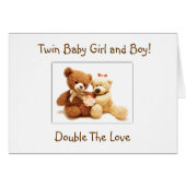 BIRTH OF **BABY GIRL AND BABY BOY TWINS** (Front Horizontal)