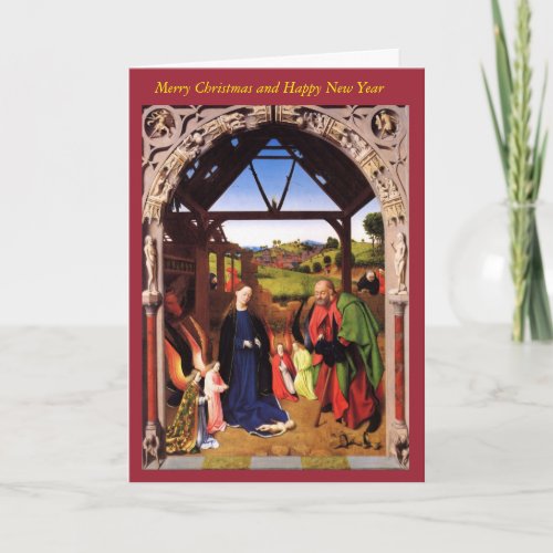 Birth of Christ by Bouts Holiday Card