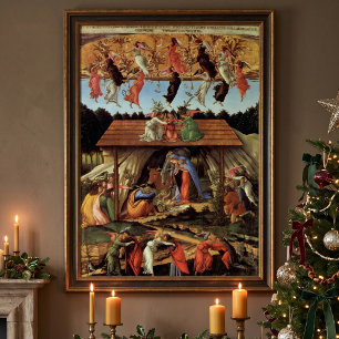 Birth of Christ, Mystical Nativity by Botticelli Poster