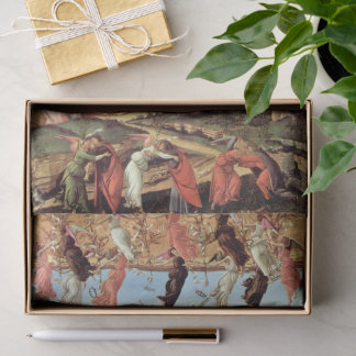 Birth of Christ, Mystical Nativity by Botticelli Tissue Paper