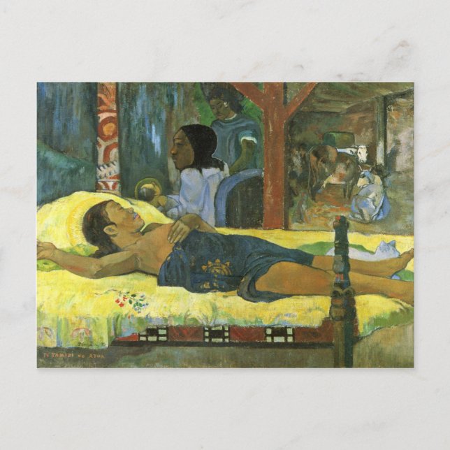 Birth Of Christ The Son Of God (Te Tamari No Atua) Postcard (Front)