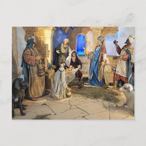 birth of jesus postcard