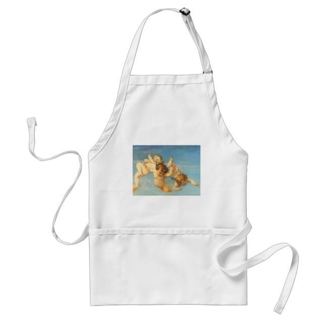 Birth of Venus, Angels detail by Alexandre Cabanel Adult Apron (Front)