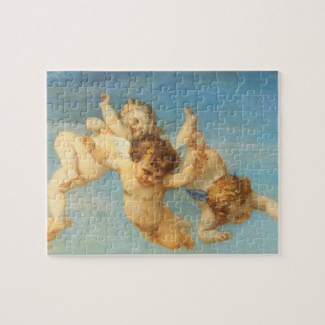 Birth of Venus, Angels detail by Alexandre Cabanel Jigsaw Puzzle (Horizontal)