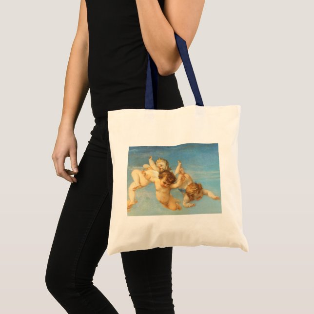 Birth of Venus, Angels detail by Alexandre Cabanel Tote Bag (Front (Product))