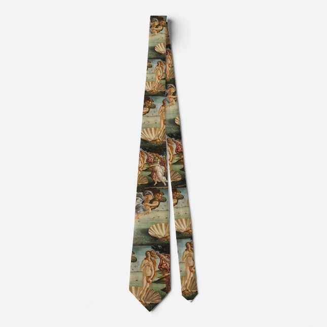 Birth of Venus by Botticelli Neck Tie (Front)