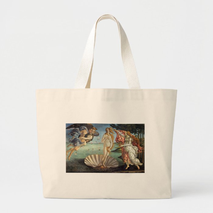 Birth of Venus by Botticelli, Renaissance Art Tote Bags