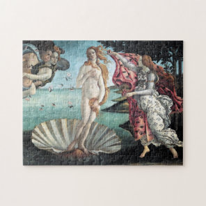 Birth Of Venus By Botticelli Renaissance Jigsaw Puzzle