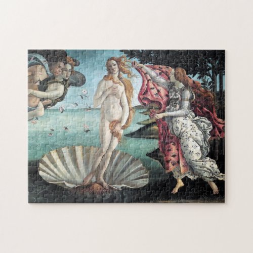 Birth Of Venus By Botticelli Renaissance Jigsaw Puzzle