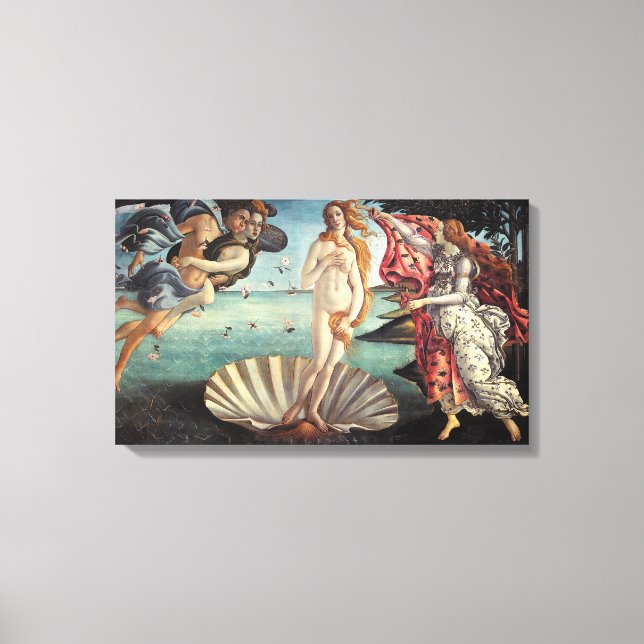 Birth of Venus by Sandro Botticelli Canvas Print (Front)