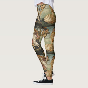 Birth of Venus by Sandro Botticelli Leggings