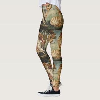 Birth of Venus by Sandro Botticelli Leggings