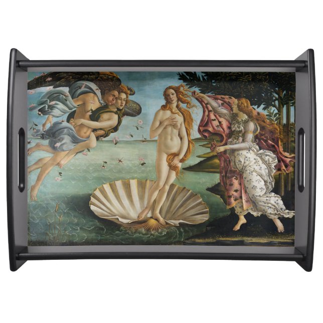 Birth of Venus by Sandro Botticelli Serving Tray (Front)