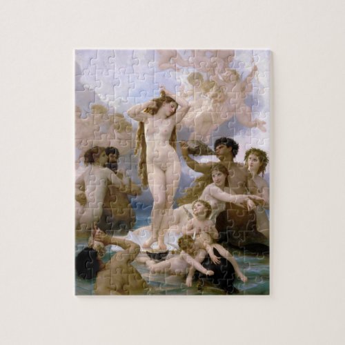 Birth of Venus by William_Adolphe Bouguereau Jigsaw Puzzle