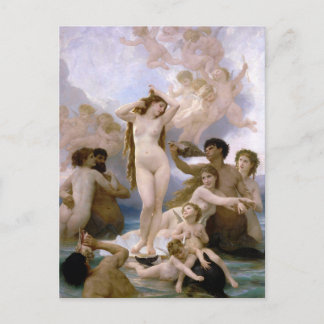 Birth of Venus by William-Adolphe Bouguereau Postcard