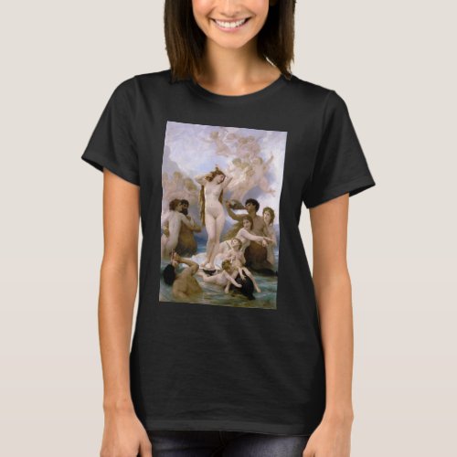 Birth of Venus by William_Adolphe Bouguereau T_Shirt