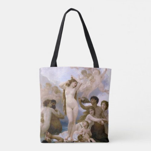 Birth of Venus by William_Adolphe Bouguereau Tote Bag