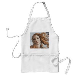 Birth of Venus close up head Adult Apron