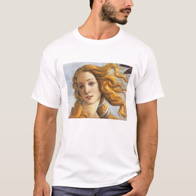 Birth of Venus detail, Botticelli T-Shirt (Front)