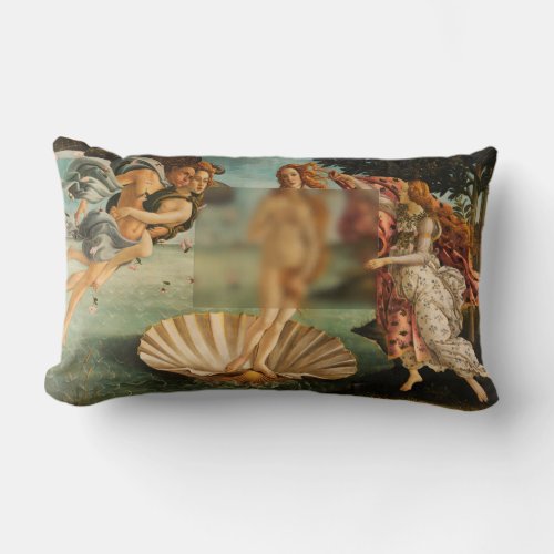 Birth Of Venus Funny Remake with Glass Pillow