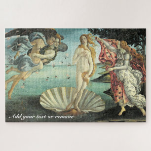 "Birth of Venus", mythology painting by Botticell, Jigsaw Puzzle