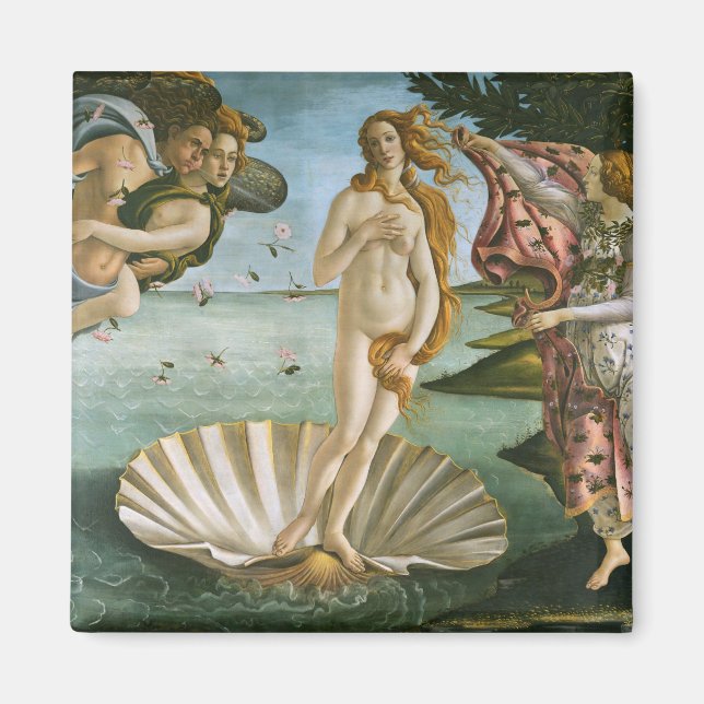 Birth of Venus Renaissance Fine Vintage Magnet (Front)