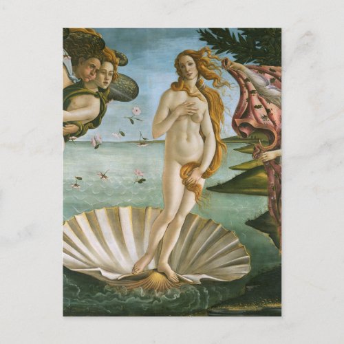 Birth of Venus Renaissance Fine Vintage Postcard