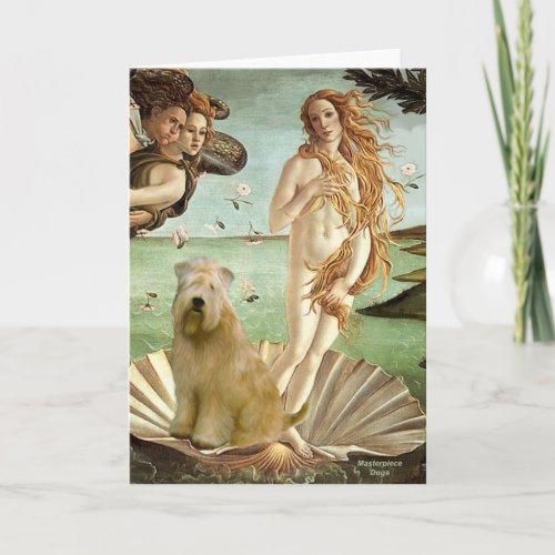 Birth of Venus _ Wheaten Terrier 10 Card