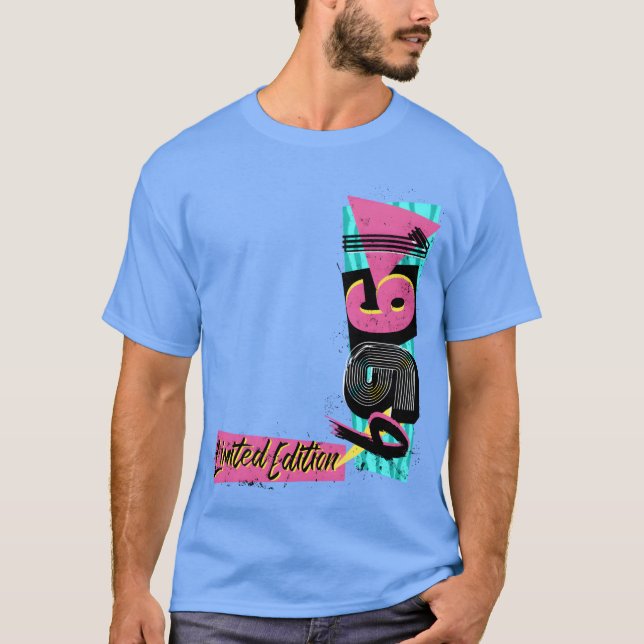 Birth year 1969 birthday 80s 90s Limited Edition v T-Shirt (Front)