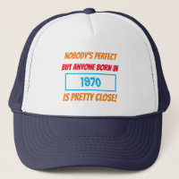 Birth Year Funny Nobody's Perfect Gift