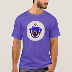 Birth Year Of The State Of Massachusetts Oversized T-Shirt