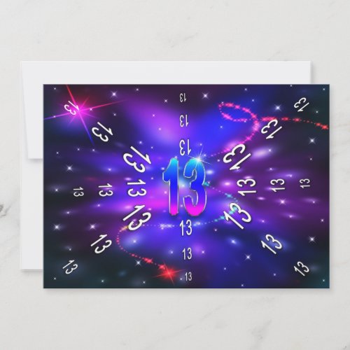 BIRTHDAY - OUT OF THIS WORLD - INVITATION