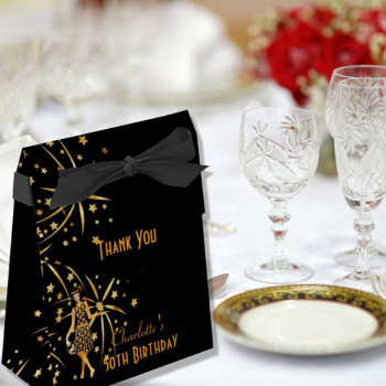 Birthday 1920's Style Art Deco Fireworks Thank You Favor Boxes by Thunes at Zazzle