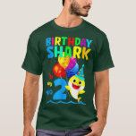 Birthday 2 Years Old Cute Shark 2nd Gift Family  T-Shirt<br><div class="desc">Birthday 2 Years Old Cute Shark 2nd Gift Family  .</div>