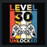 Birthday 30th Level Unlocked 30 Gaming Vintage Photo Print<br><div class="desc">Birthday 30th Level Unlocked 30 Gaming Vintage</div>