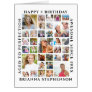 Birthday 35 Photo Collage Personalized Custom Card