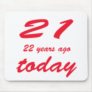 birthday 43 mouse pad