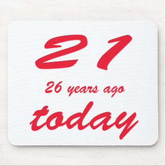 birthday 47 mouse pad