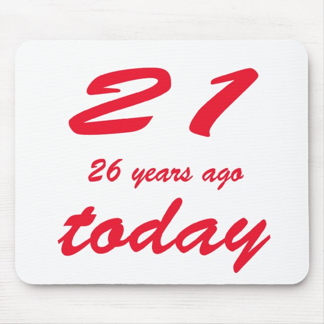 birthday 47 mouse pad (Front)