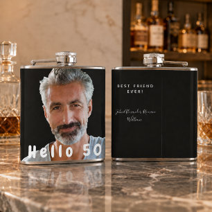 Birthday 50 photo guys text flask