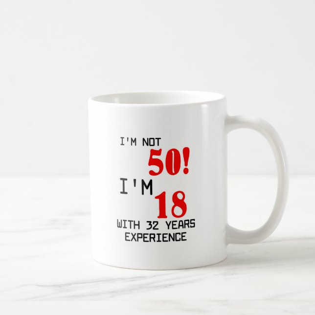 Birthday 50th coffee mug (Right)