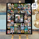 Birthday 55 Photo Collage AWESOME SINCE Foam Board<br><div class="desc">Easily create a birthday photo memories display foam board with a photo collage of 55 square photos of him or her through the years to celebrate any age birthday and entertain guests with photo memories. The title says AWESOME SINCE "YEAR". Personalize with their name and birth year. CHANGES: Change the...</div>