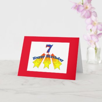 Birthday 7-year-old Christian Card by heavenly_sonshine at Zazzle