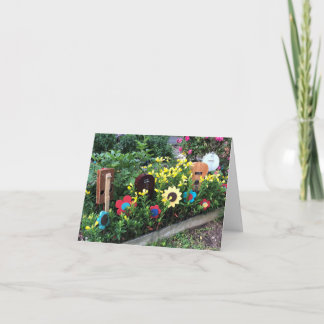 Birthday! A Colorful Garden of Ukuleles Card
