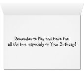 BIRTHDAY ADVICE "SON'S" BIRTHDAY CARDS (Inside Horizontal (Bottom))