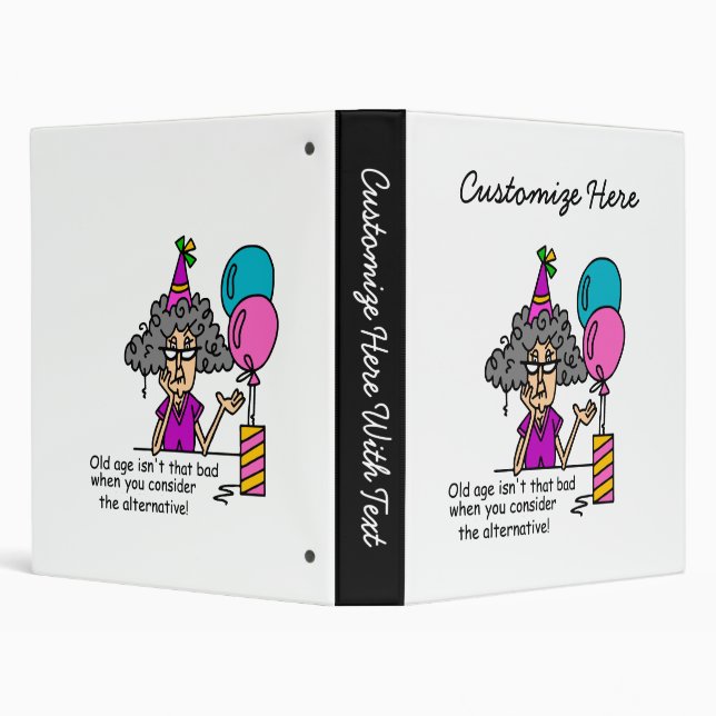 Birthday Alternative Humor Binder (Background)