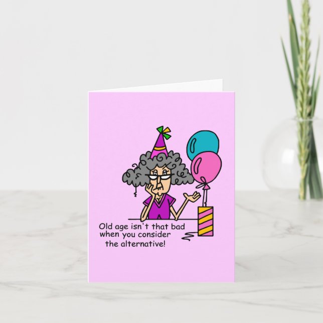 Birthday Alternative Humor Card (Front)
