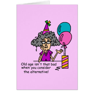 Funny Old People Cards | Zazzle