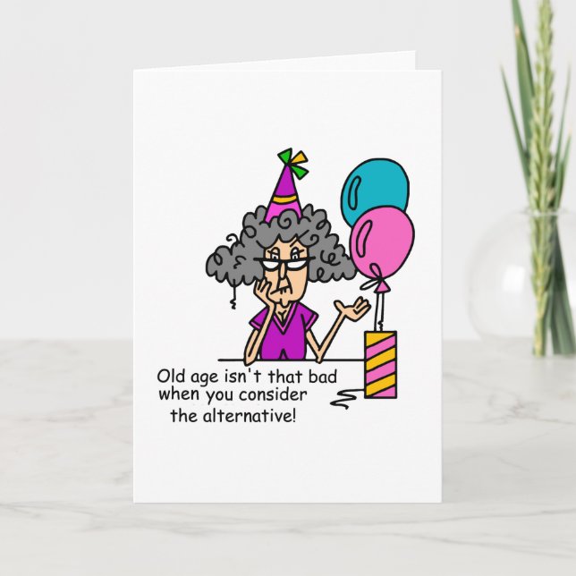 Birthday Alternative Humor Card (Front)