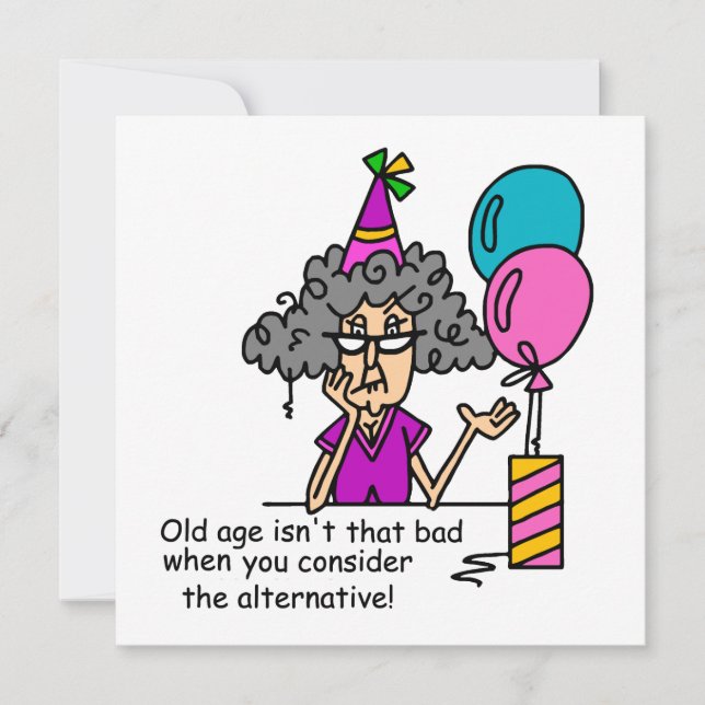 Birthday Alternative Humor Card (Front)
